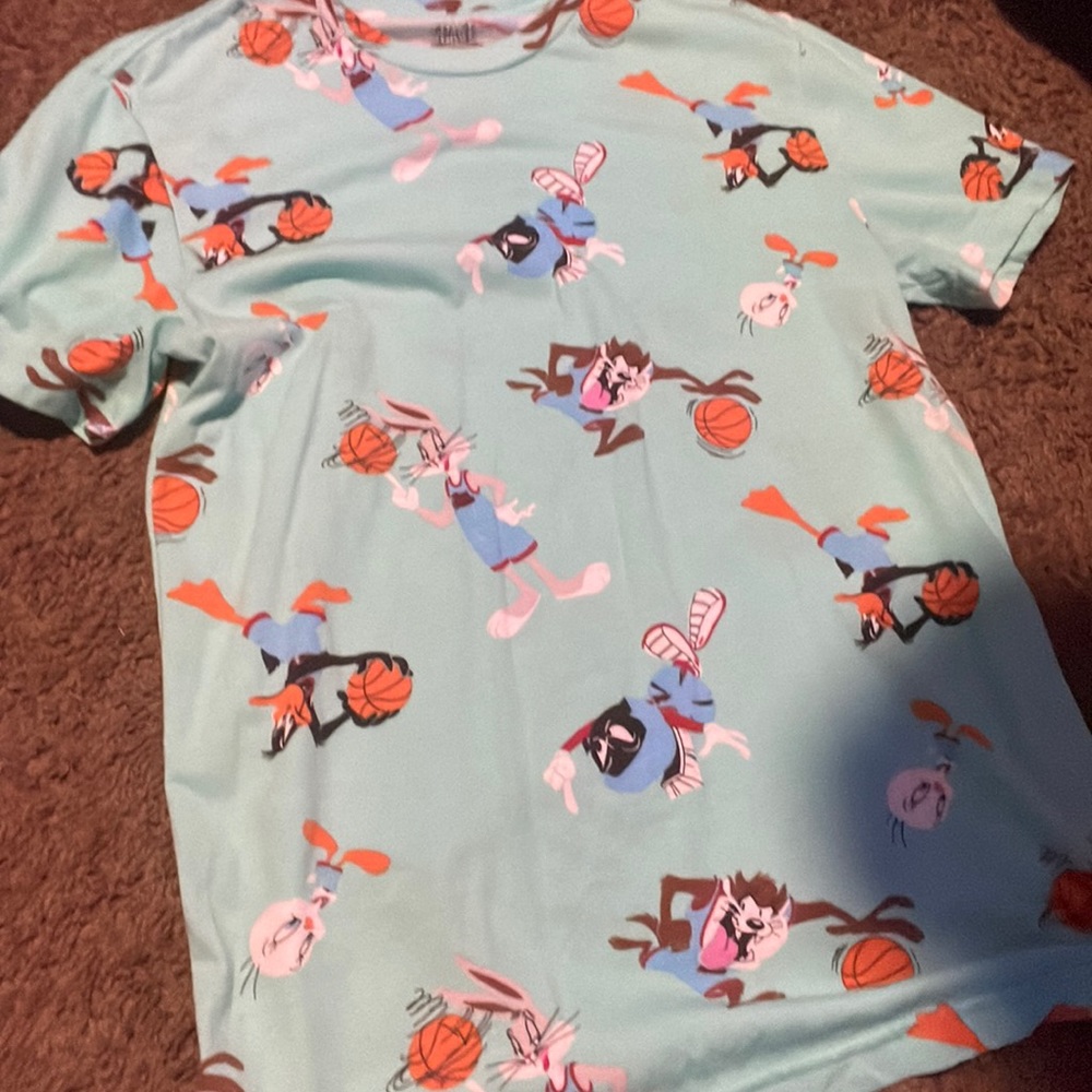 Turquoise Space Jam Shirt